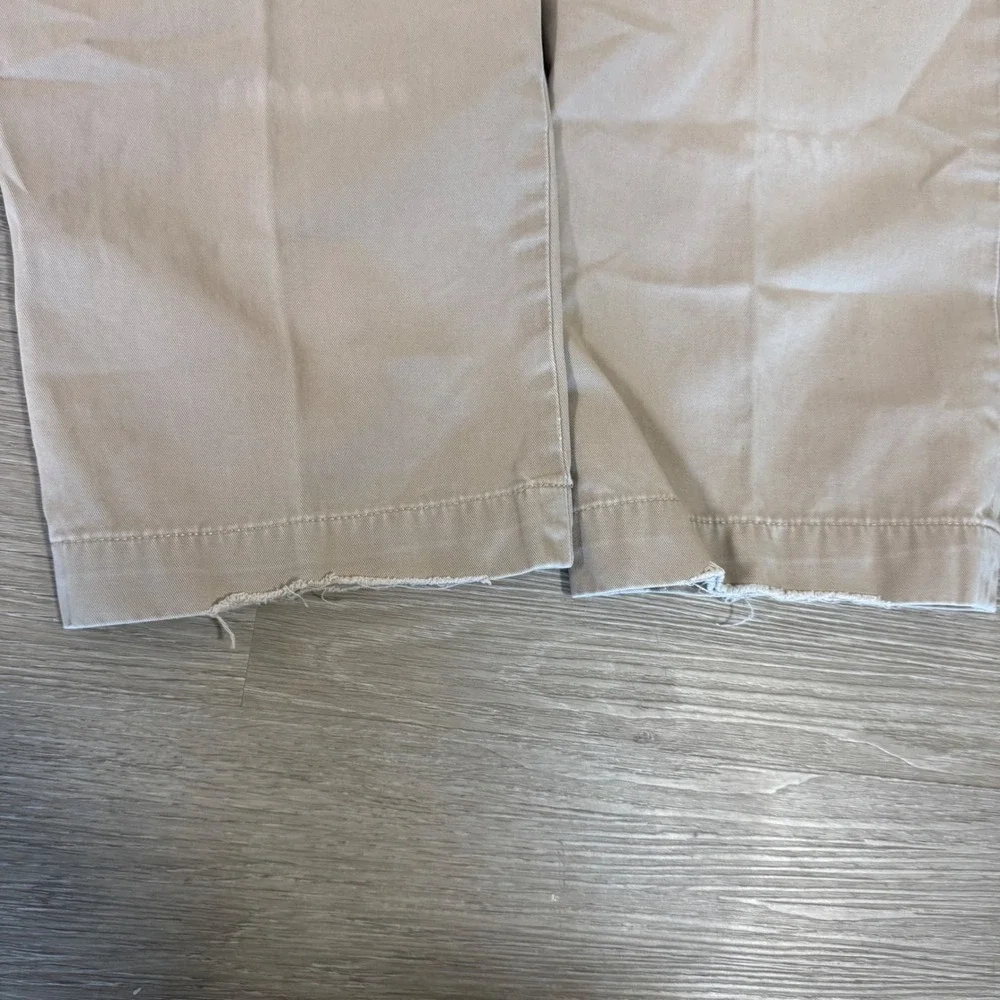 Vtg Polo Ralph Lauren Andrew Pant Mens 35/30 Khaki Pleated Cotton Chino Trousers